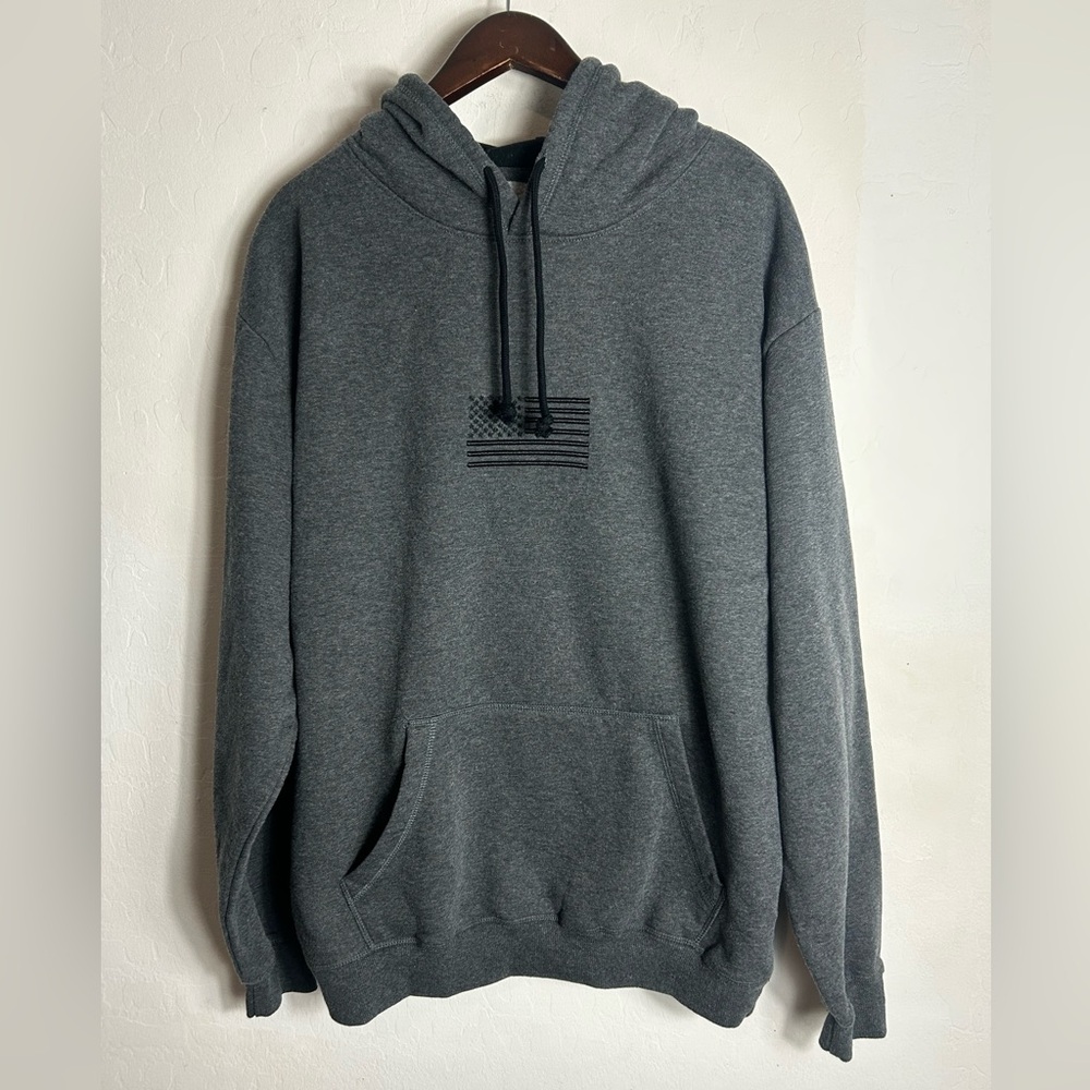 Buck Wear Hoodie with American Flag & Eagle 1776